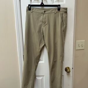 lululemon athletica Men's Khaki-Stone Performance Pants